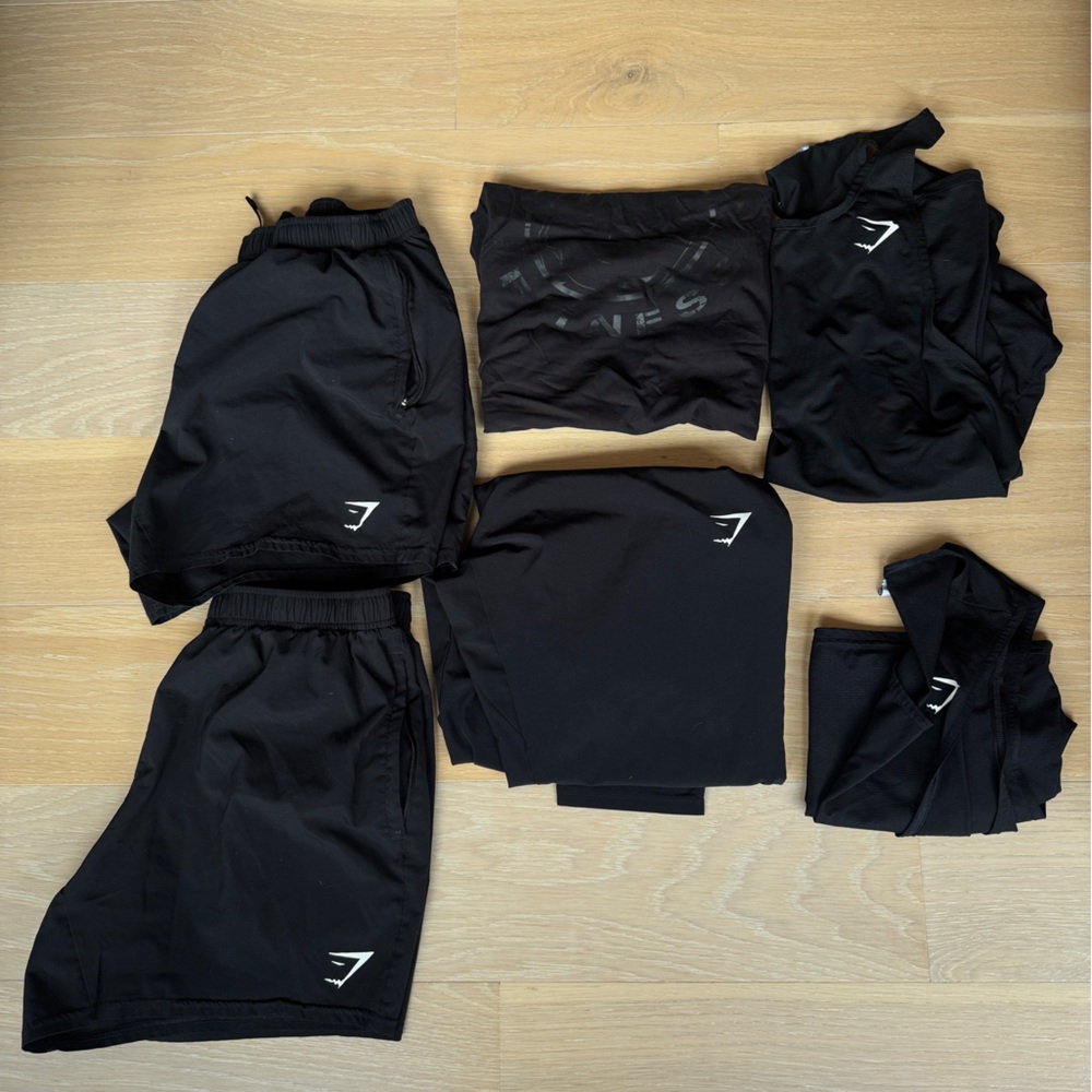 Gymshark Men’s Lot of 6 Items size M-XXL